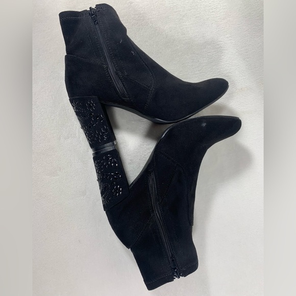 Steve Madden Aubree Ankle Boots Black Sz 7.5M - Picture 10 of 12